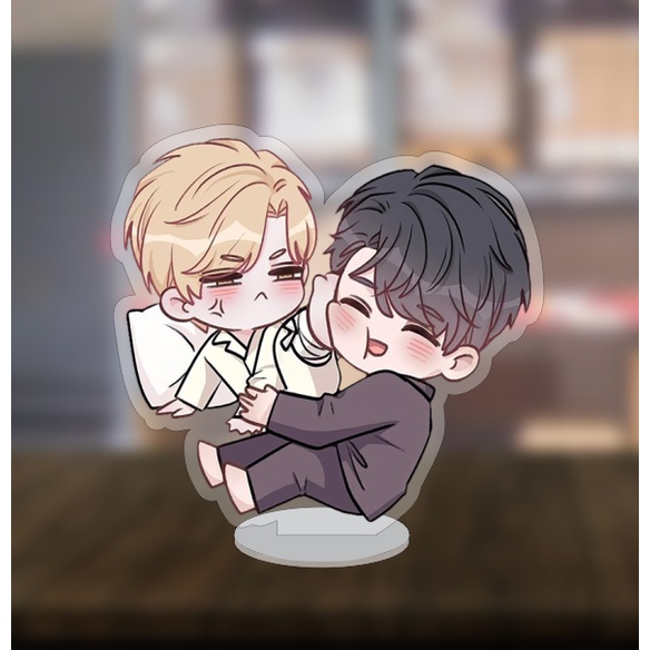 Mô hình standee No Love Zone chibi ngoại truyện cute dễ thương 2cm/5cm/10cm