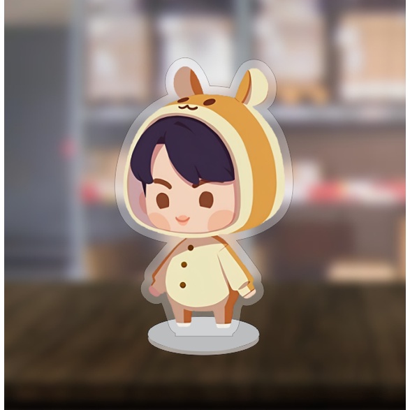 Mô hình standee Kpop BTS Kook dễ thương 2cm/5cm/10cm