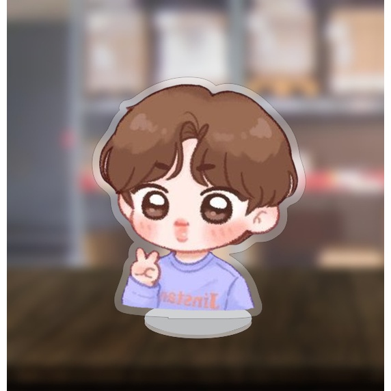 Mô hình standee Kpop BTS Kook dễ thương 2cm/5cm/10cm
