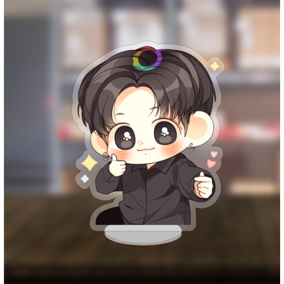 Mô hình standee Kpop BTS Kook dễ thương 2cm/5cm/10cm