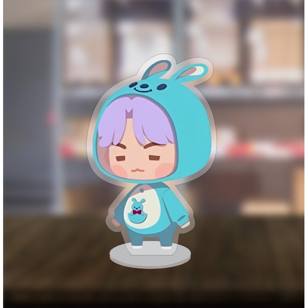 Mô hình standee Kpop BTS Kook dễ thương 2cm/5cm/10cm