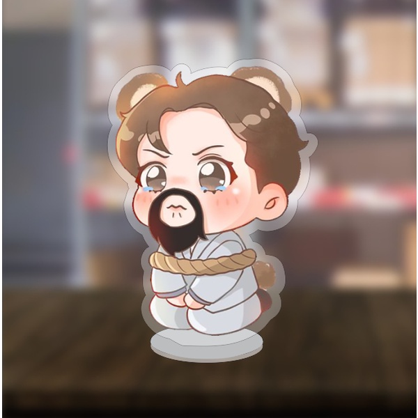 Mô hình Standee Kpop BTS Kook Tae OTP chibi 2cm/5cm/10cm