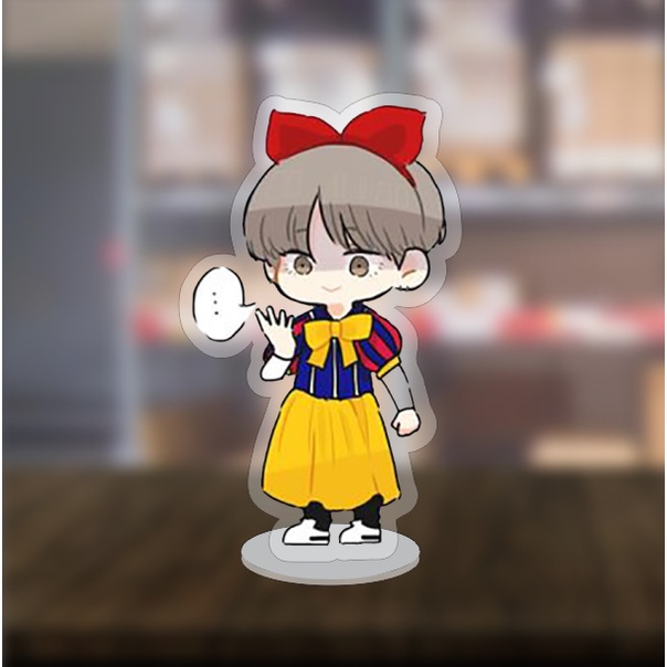 Mô hình Standee Kpop BTS Kook Tae OTP chibi 2cm/5cm/10cm