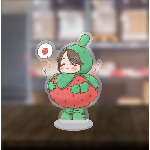 Mô hình Standee Kpop BTS Kook Tae OTP chibi 2cm/5cm/10cm