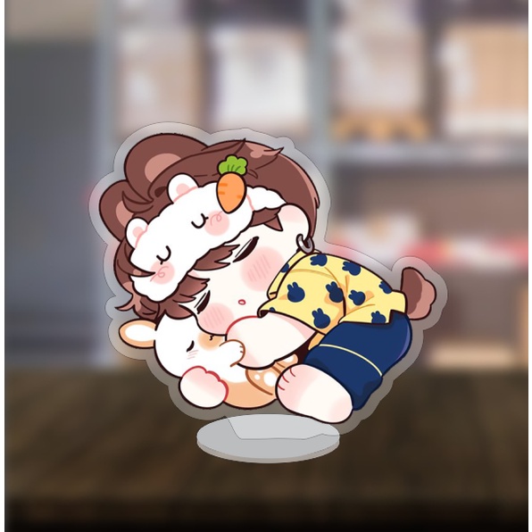 Mô hình Standee Kpop BTS Kook Tae OTP chibi 2cm/5cm/10cm