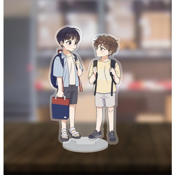 Mô hình standee No Love Zone chibi ngoại truyện cute dễ thương 10cm/15cm