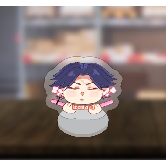 Mô hình Standee Kook - Tea - Kpop - BTS Arttis Chibi 2cm/5cm/10cm