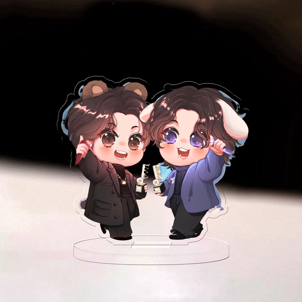 Mô hình nhân vật Standee Kook - Tae - Kpop - BTS Arttis - 3cm/5cm/10cm