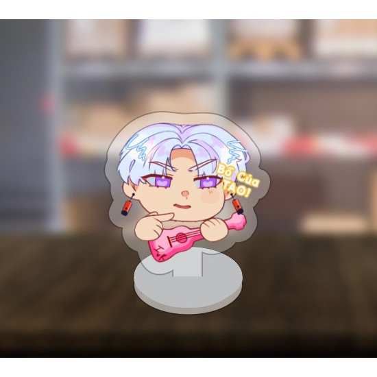 Mô hình Standee Kook - Tea - Kpop - BTS Arttis Chibi 2cm/5cm/10cm