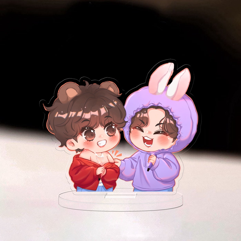 Mô hình nhân vật Standee Kook - Tae - Kpop - BTS Arttis - 3cm/5cm/10cm