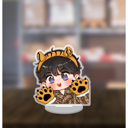 Mô hình nhân vật Standee Kook - Tae - Kpop - BTS Arttis - 3cm/5cm/10cm