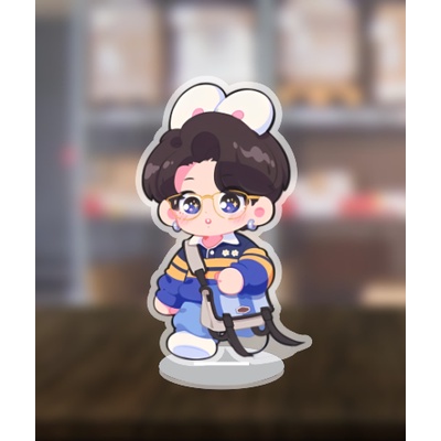 Mô hình nhân vật Standee Kook - Tae - Kpop - BTS Arttis - 3cm/5cm/10cm