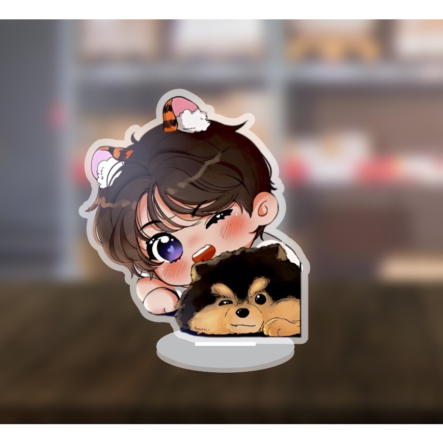 Mô hình nhân vật Standee Kook - Tae - Kpop - BTS Arttis - 3cm/5cm/10cm