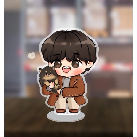 Mô hình nhân vật Standee Kook - Tae - Kpop - BTS Arttis - 3cm/5cm/10cm