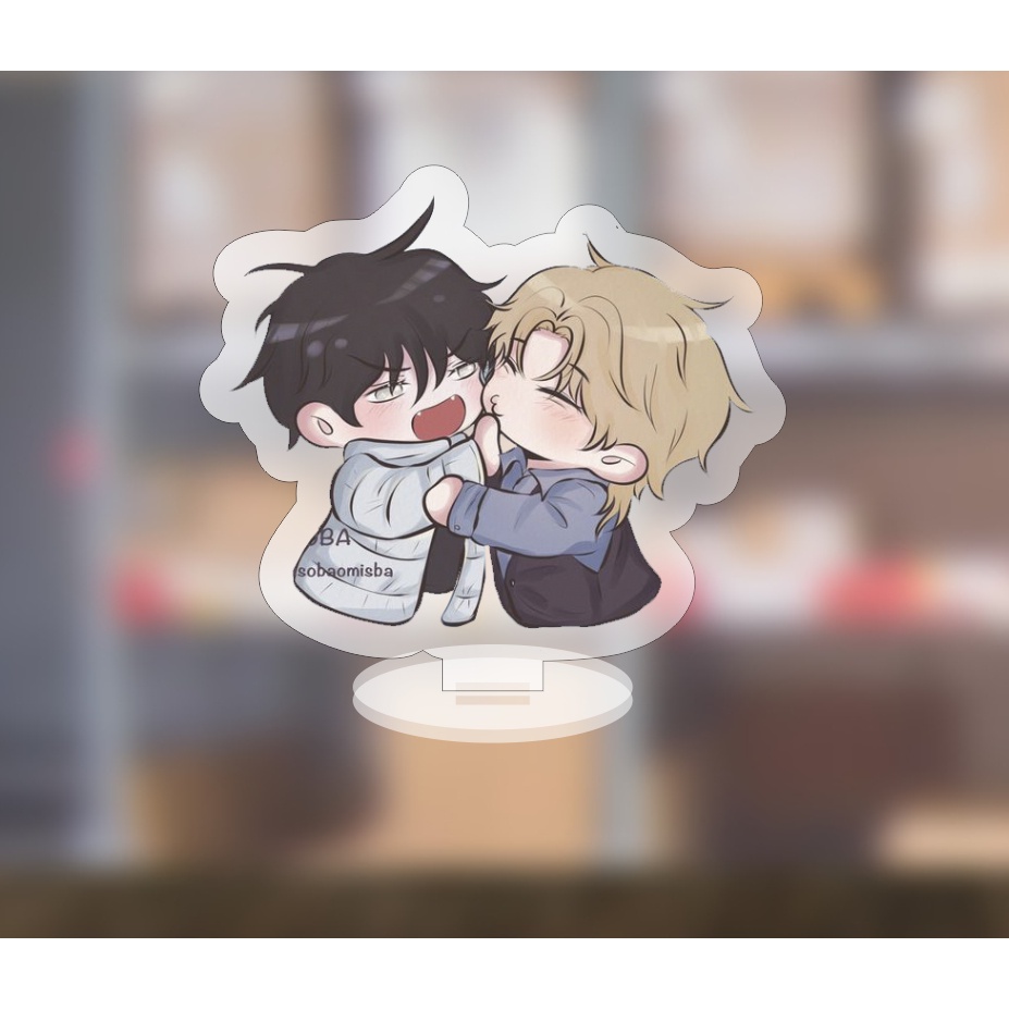 Mô hình standee Boy love chibi ngoại truyện cute dễ thương 5cm/10cm