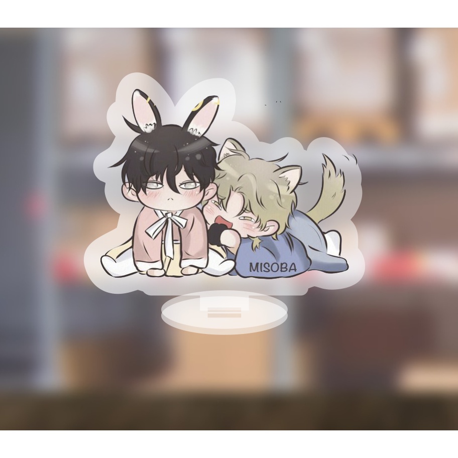 Mô hình standee Boy love chibi ngoại truyện cute dễ thương 5cm/10cm