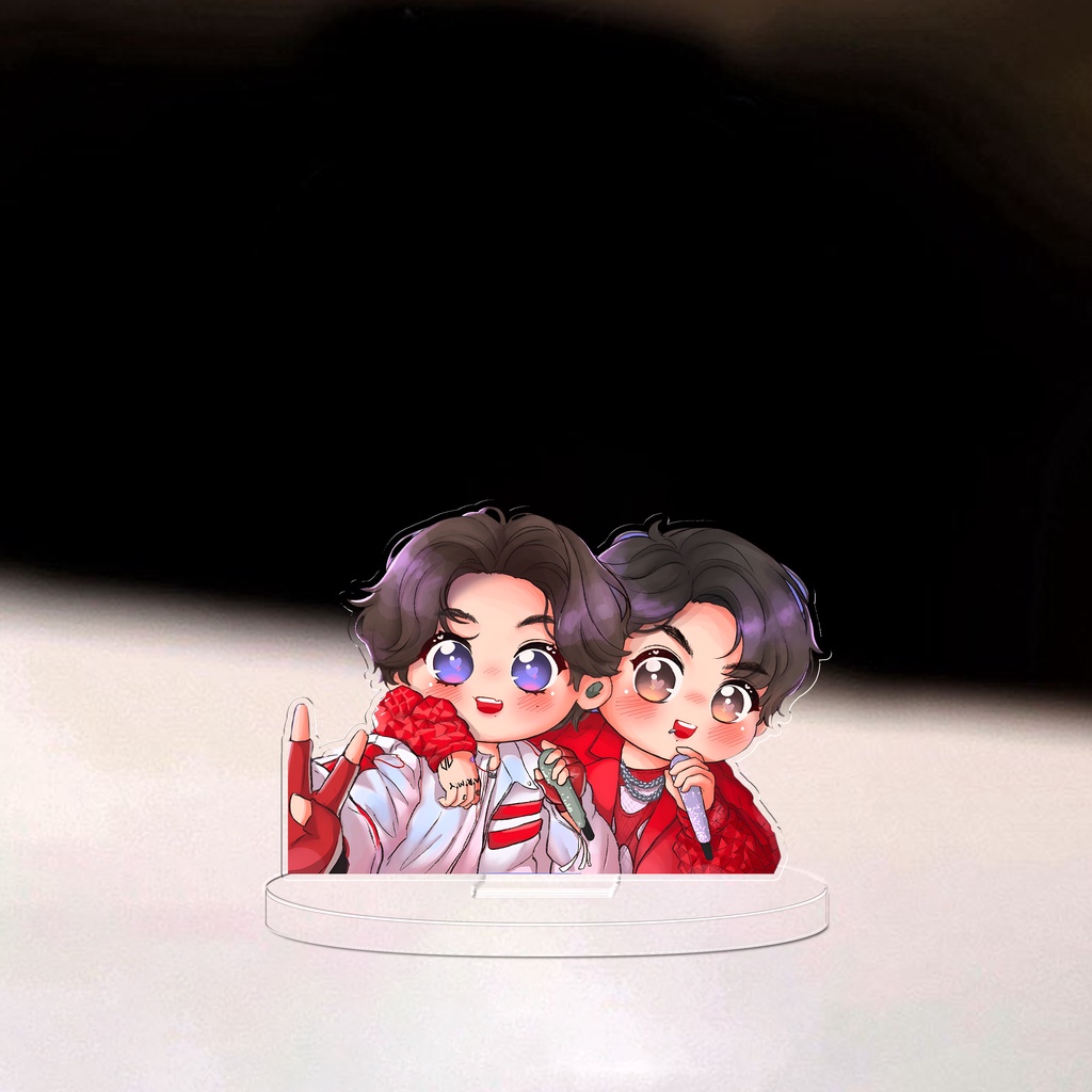 Mô hình nhân vật Standee Kook - Tae - Kpop - BTS Arttis - 3cm/5cm/10cm