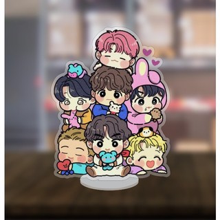 Mô hình standee BTS Chibi dễ thương 5cm/10cm