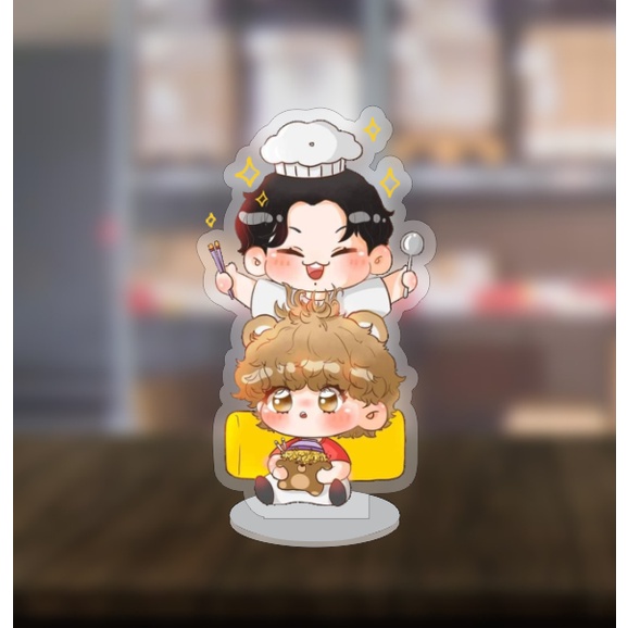 Mô hình standee Kook - Tae BTS dễ thương 2cm/5cm/10cm