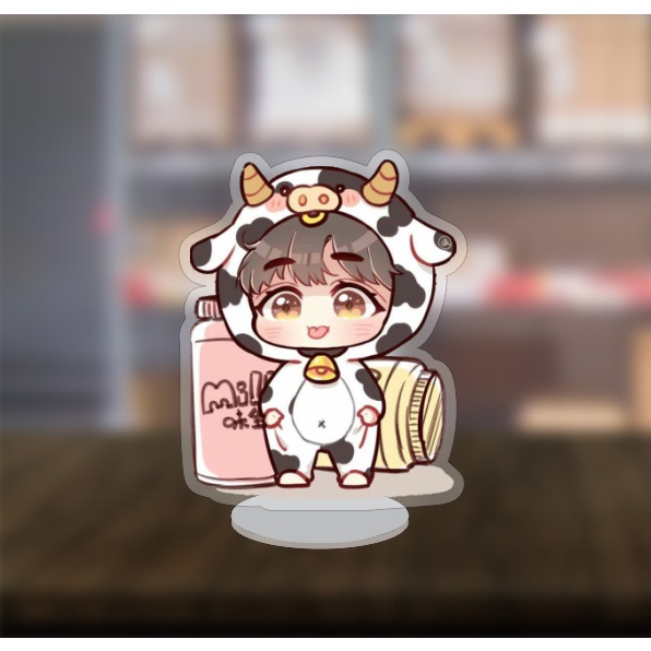 Mô hình standee Kook - Tae BTS dễ thương 2cm/5cm/10cm