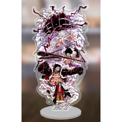 Mô hình standee truyện tranh One Piece Đảo Hải Tặc Luffy Gear 5 siêu ngầu 5cm/10cm/15cm