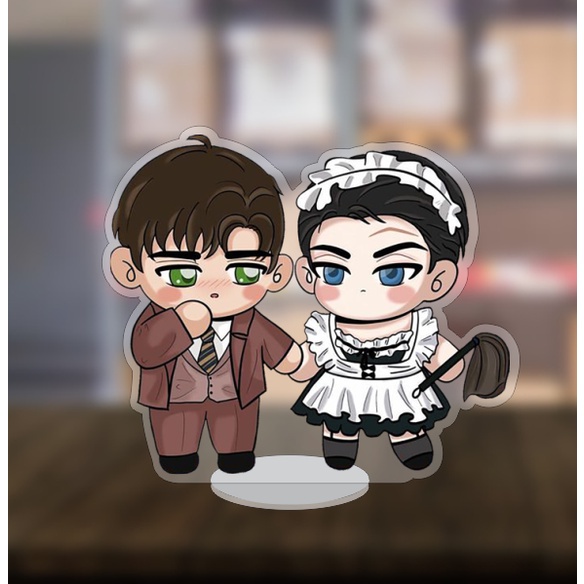 Mô hình standee No Love Zone chibi ngoại truyện cute dễ thương 5cm/10cm