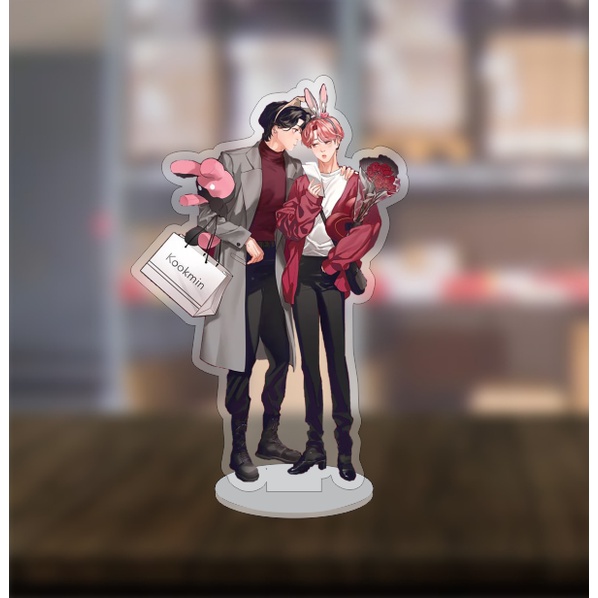 Mô hình standee No Love Zone chibi ngoại truyện cute dễ thương 5cm/10cm
