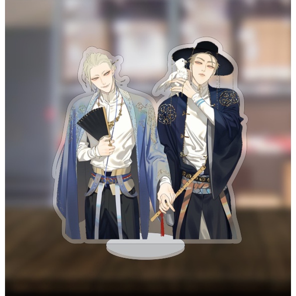 Mô hình standee No Love Zone chibi ngoại truyện cute dễ thương 5cm/10cm