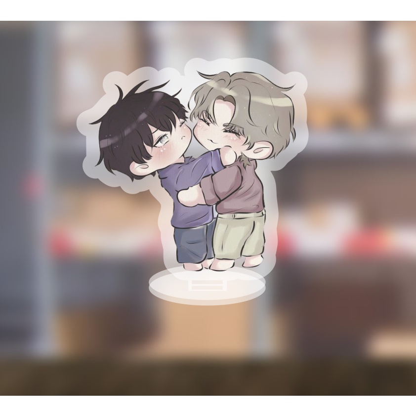 Mô hình standee Boy love OTP chibi dễ thương ngoại truyện cute dễ thương 5cm/10cm