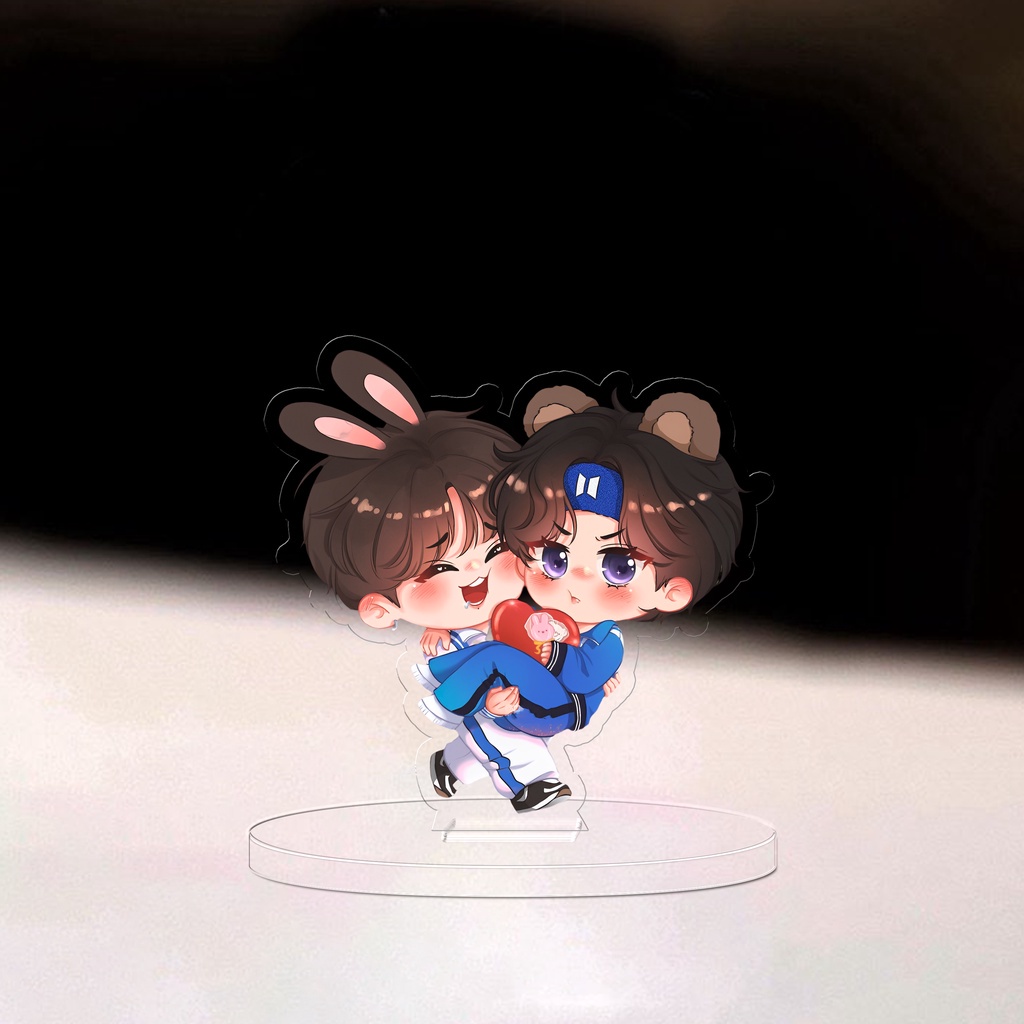 Mô hình nhân vật Standee Kook - Tae - Kpop - BTS Arttis - 3cm/5cm/10cm