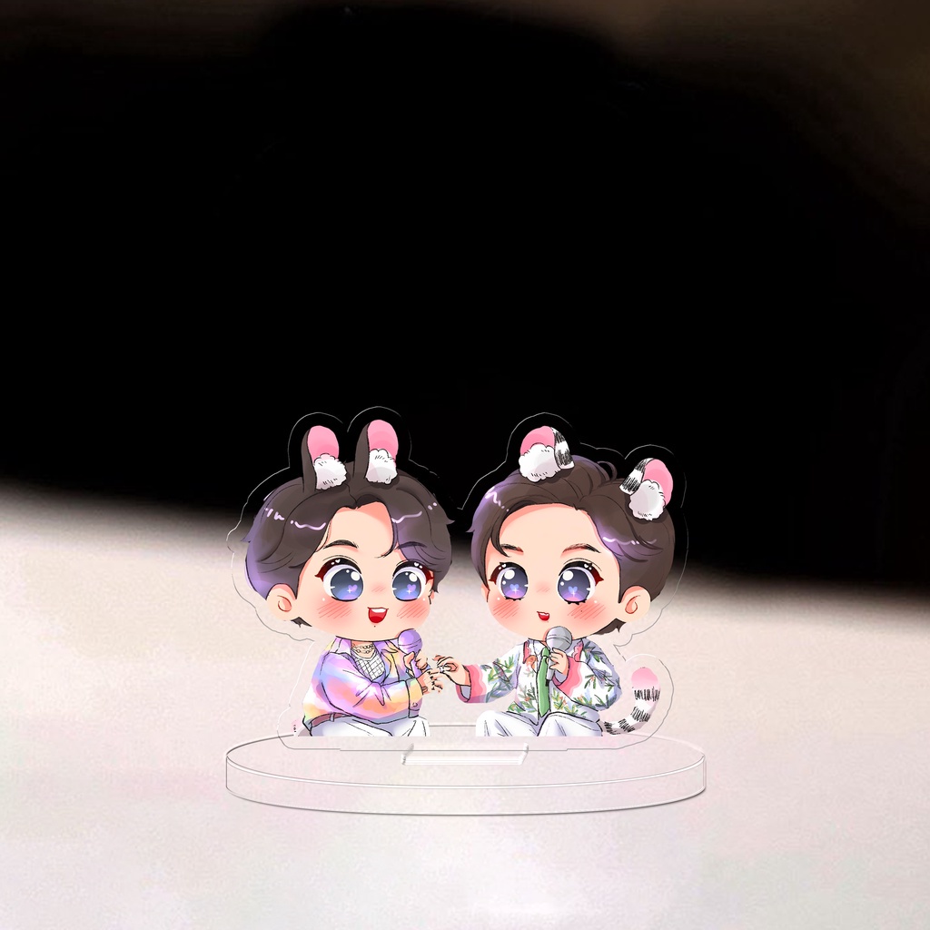 Mô hình nhân vật Standee Kook - Tae - Kpop - BTS Arttis - 3cm/5cm/10cm