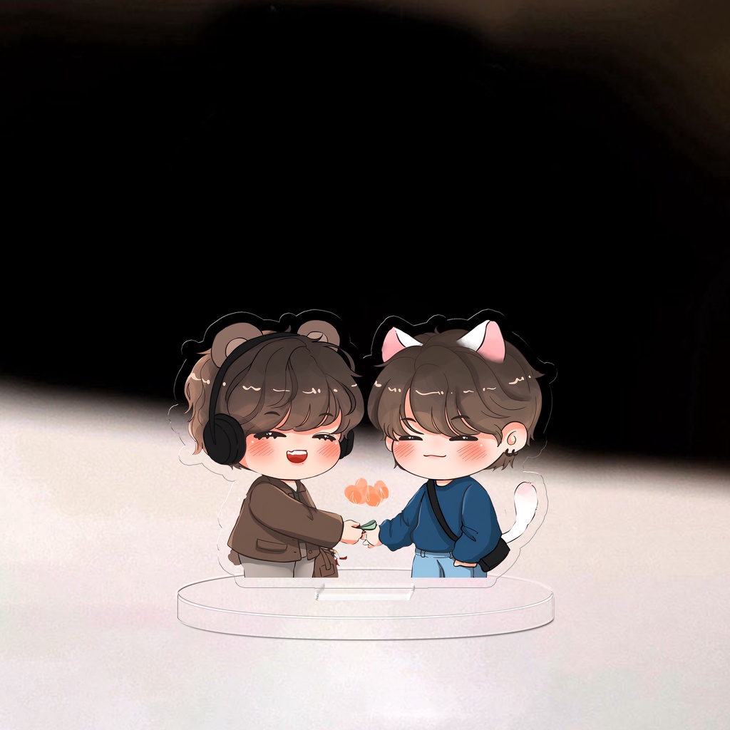 Mô hình nhân vật Standee Kook - Tae - Kpop - BTS Arttis - 3cm/5cm/10cm