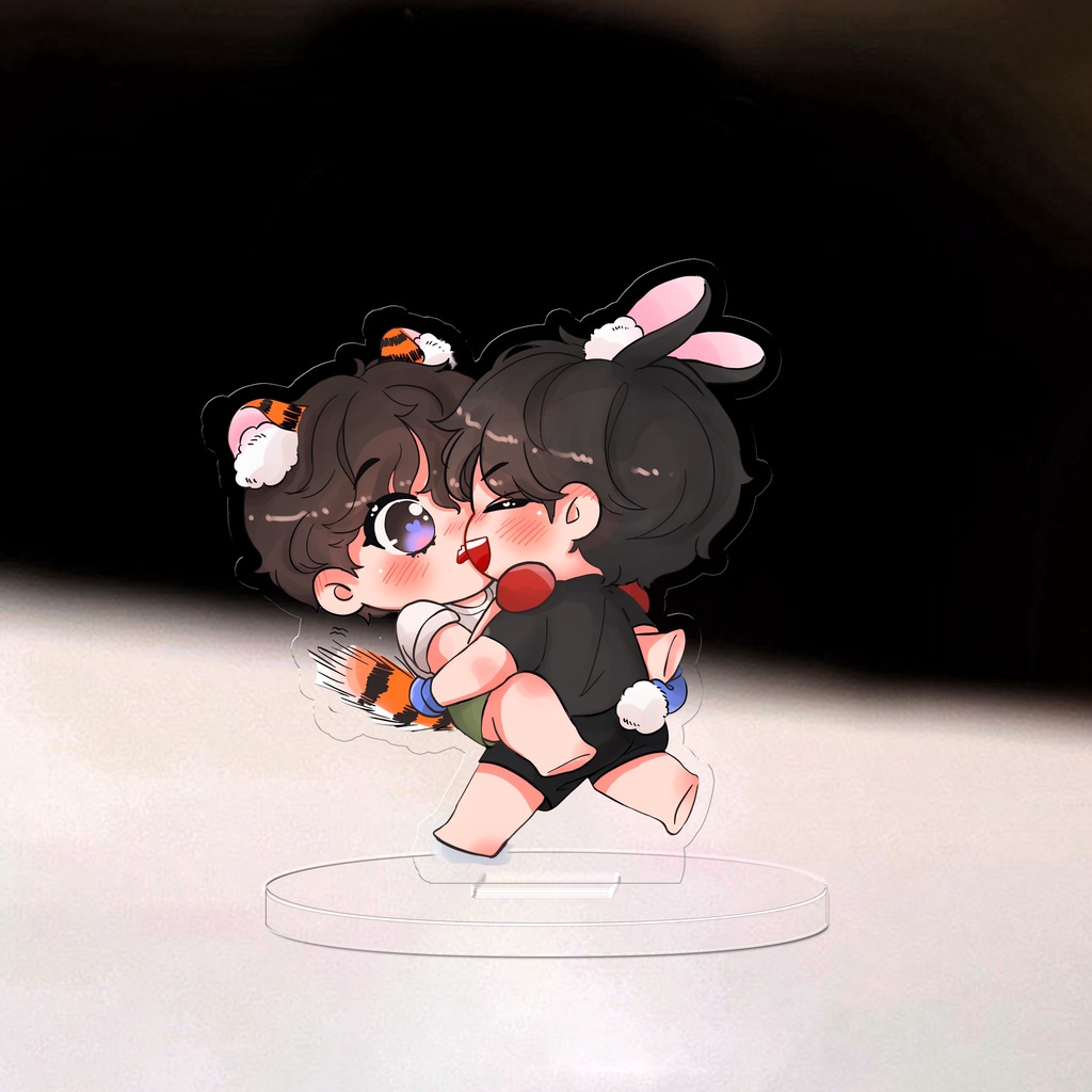 Mô hình nhân vật Standee Kook - Tae - Kpop - BTS Arttis - 3cm/5cm/10cm