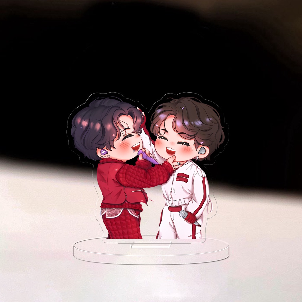 Mô hình nhân vật Standee Kook - Tae - Kpop - BTS Arttis - 3cm/5cm/10cm