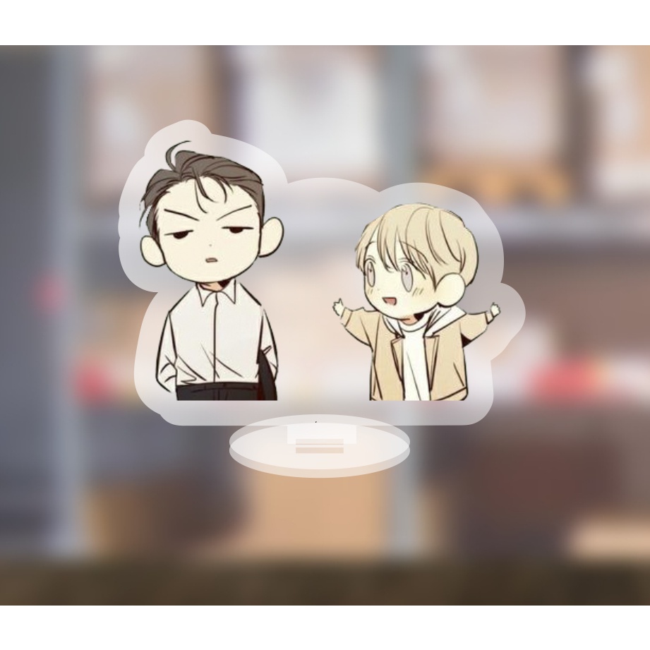 Mô hình standee Boy love OTP chibi ngoại truyện cute dễ thương 5cm/10cm