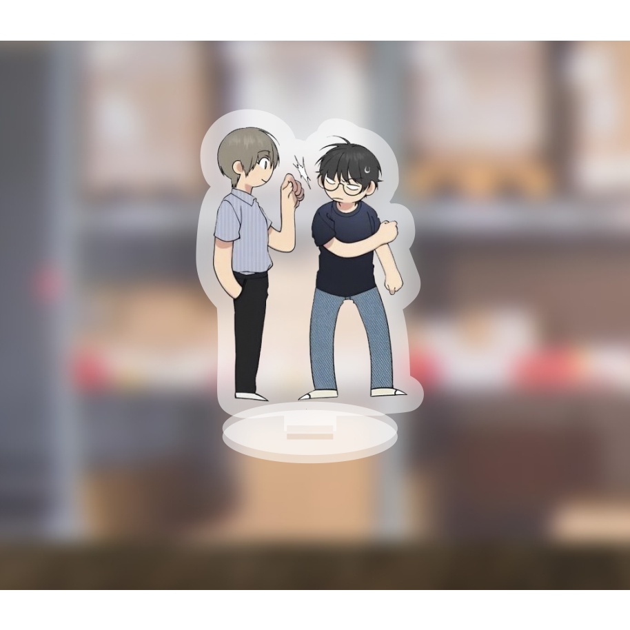 Mô hình standee Boy love OTP chibi ngoại truyện cute dễ thương 5cm/10cm