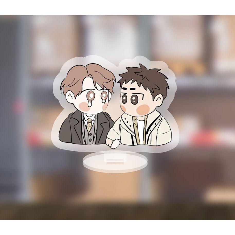 Mô hình standee Boy love OTP chibi dễ thương ngoại truyện cute dễ thương 5cm/10cm