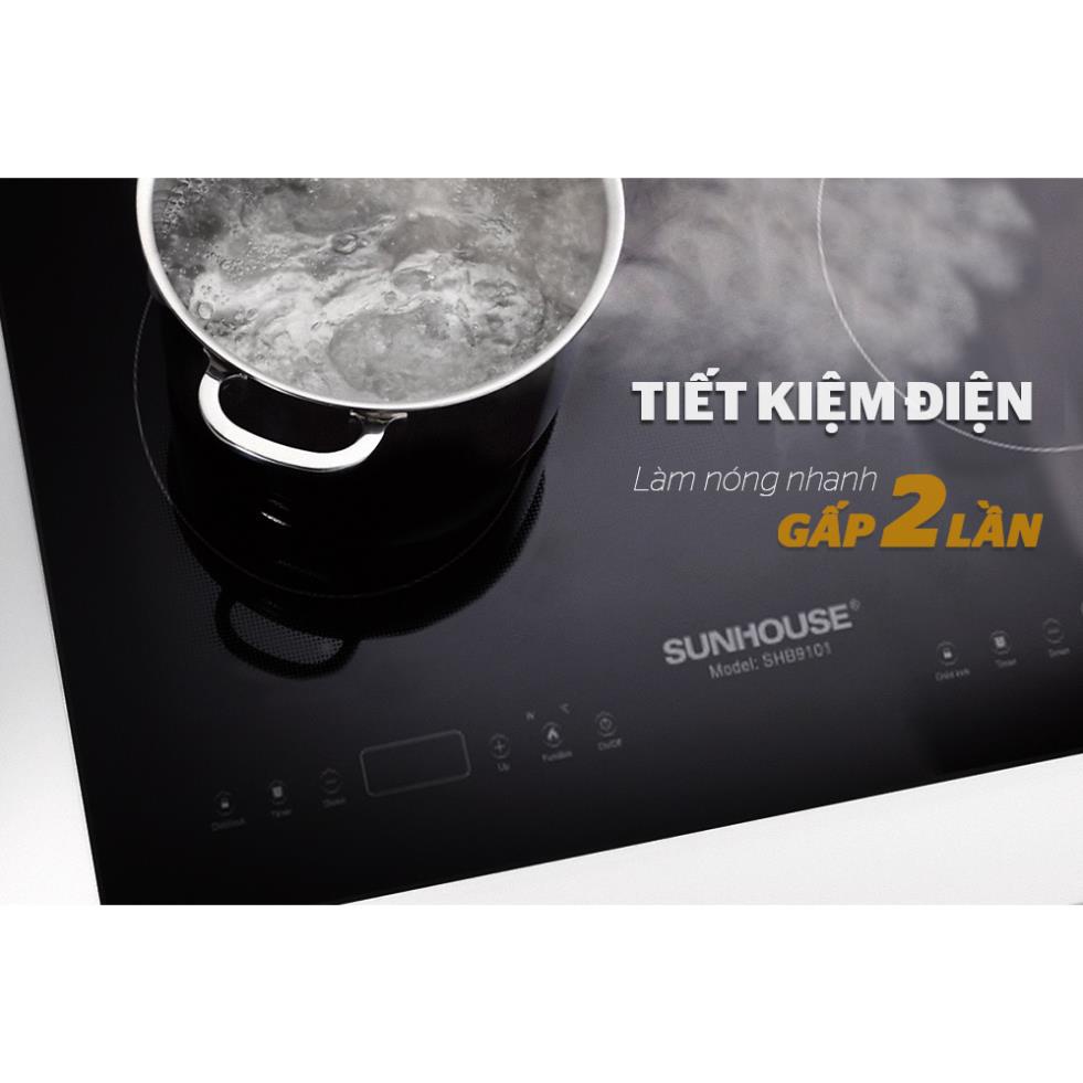 Bếp Từ Đôi SUNHOUSE SHB9101 - Bảo Hành 3 năm tại nhà