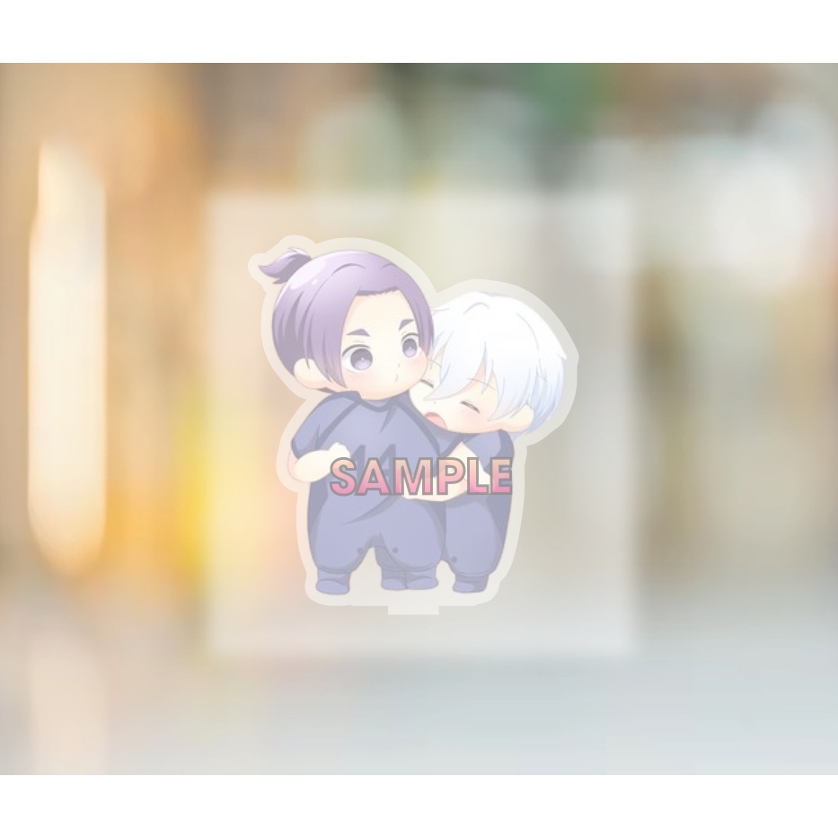 Mô hình in hình anime  BLUE LOCK OTP dễ thương ver chibi tượng mica acrylic chibi trang trí trưng bày