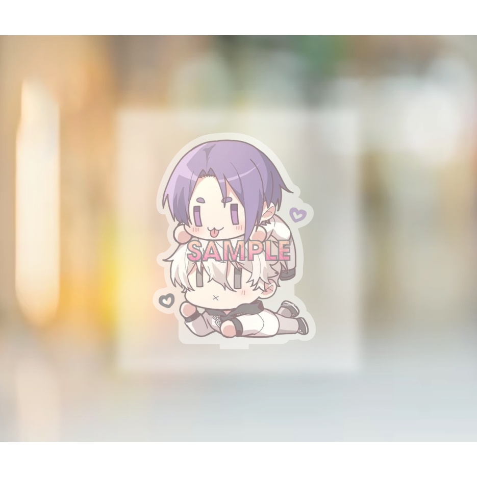 Mô hình in hình anime  BLUE LOCK OTP 2 dễ thương ver chibi tượng mica acrylic chibi trang trí trưng bày