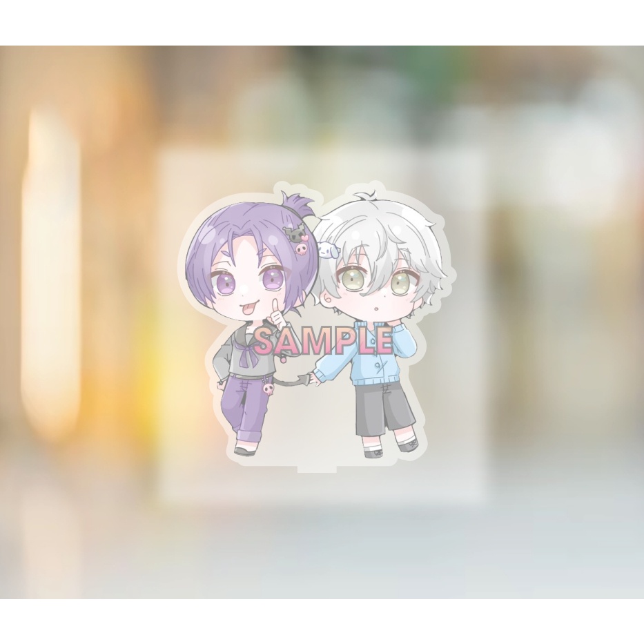 Mô hình in hình anime  BLUE LOCK OTP 2 dễ thương ver chibi tượng mica acrylic chibi trang trí trưng bày