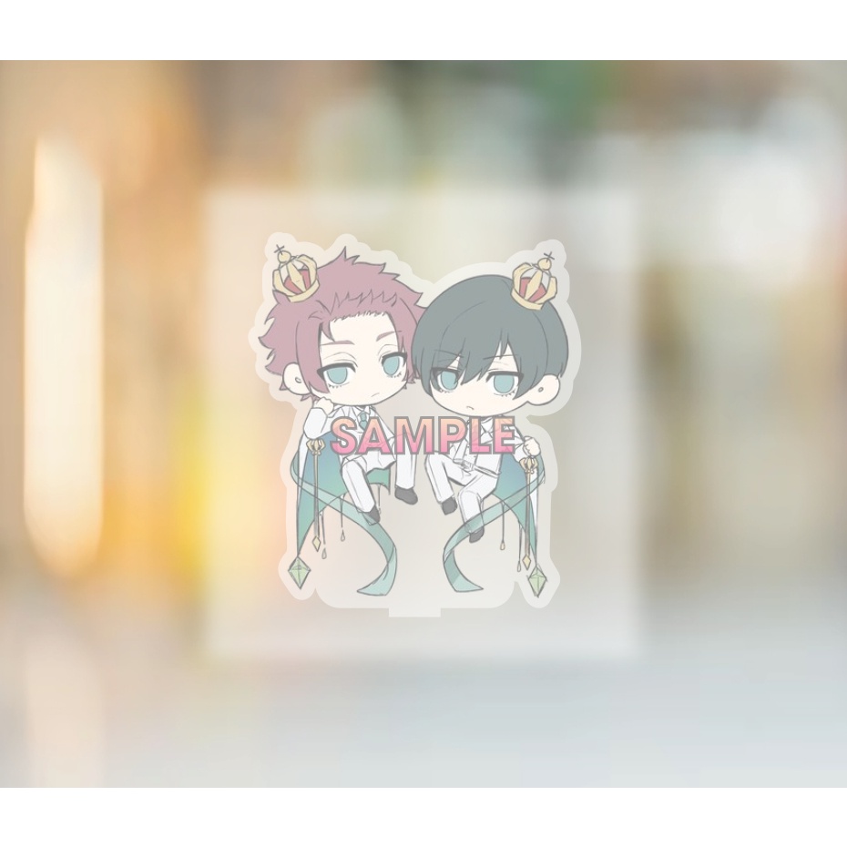 Mô hình in hình anime  BLUE LOCK OTP 2 dễ thương ver chibi tượng mica acrylic chibi trang trí trưng bày