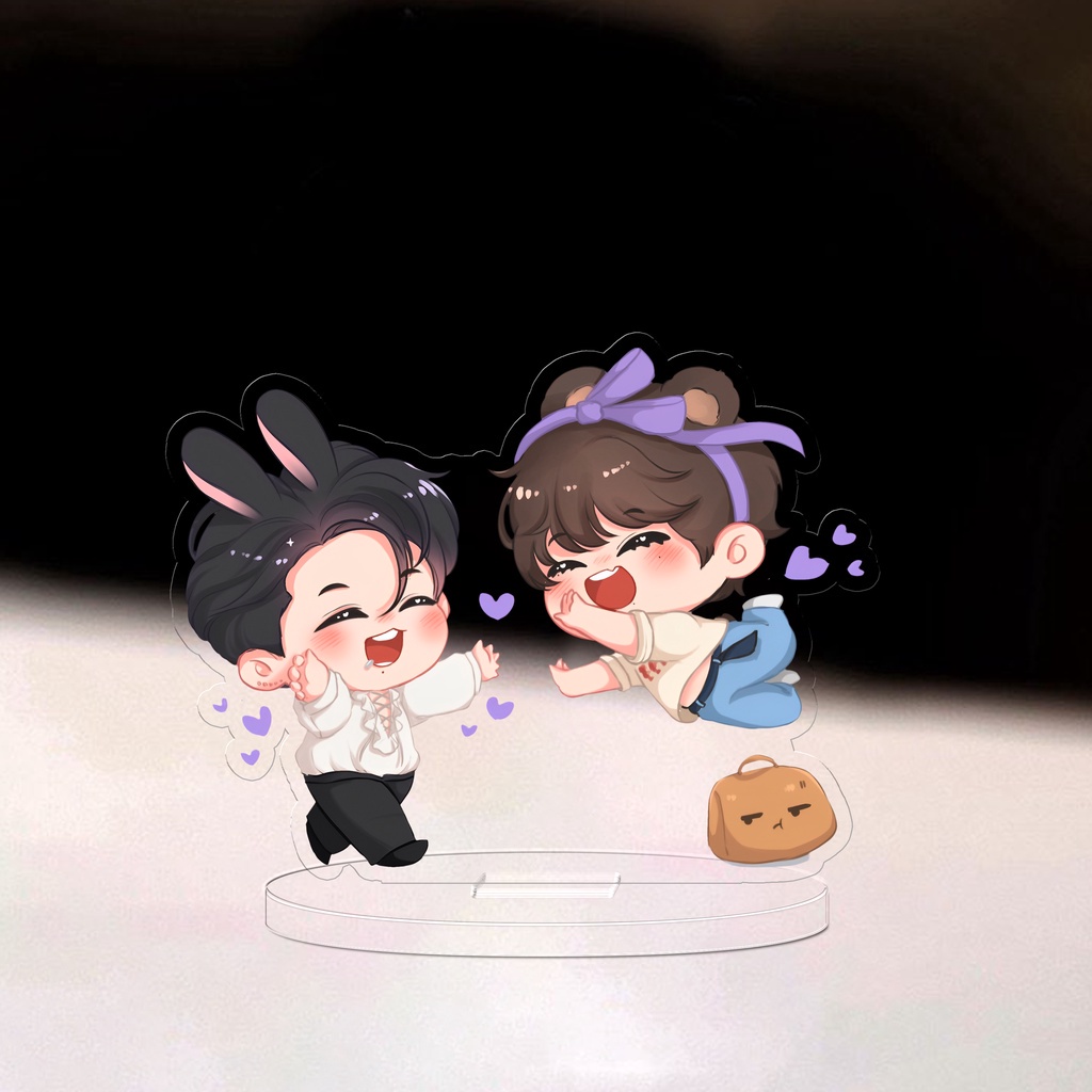 Mô hình nhân vật Standee Kook - Tae - Kpop - BTS Arttis - 3cm/5cm/10cm