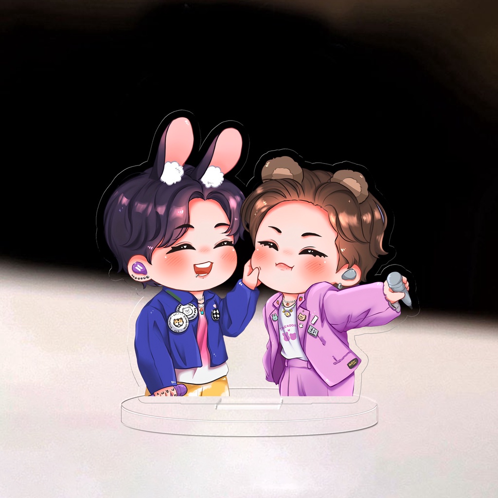 Mô hình nhân vật Standee Kook - Tae - Kpop - BTS Arttis - 3cm/5cm/10cm