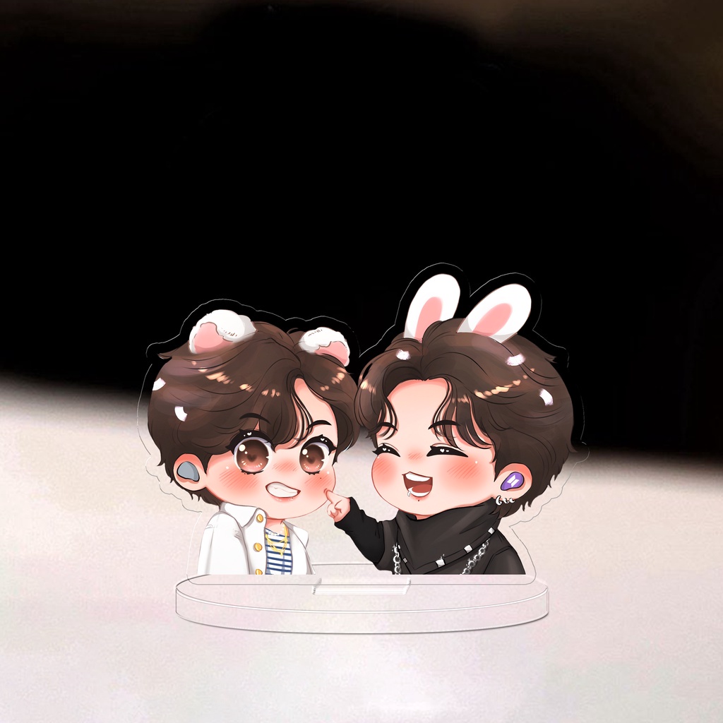 Mô hình nhân vật Standee Kook - Tae - Kpop - BTS Arttis - 3cm/5cm/10cm