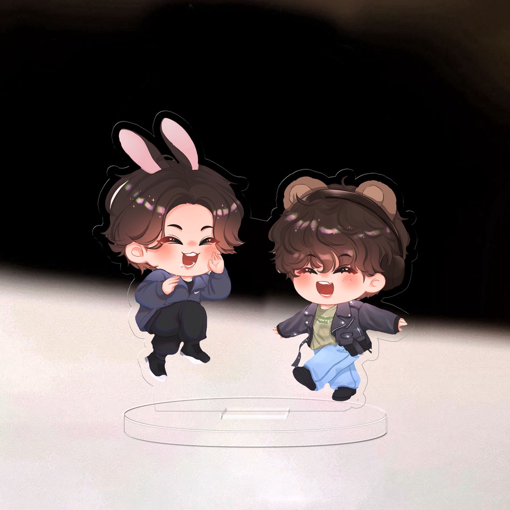 Mô hình nhân vật Standee Kook - Tae - Kpop - BTS Arttis - 3cm/5cm/10cm