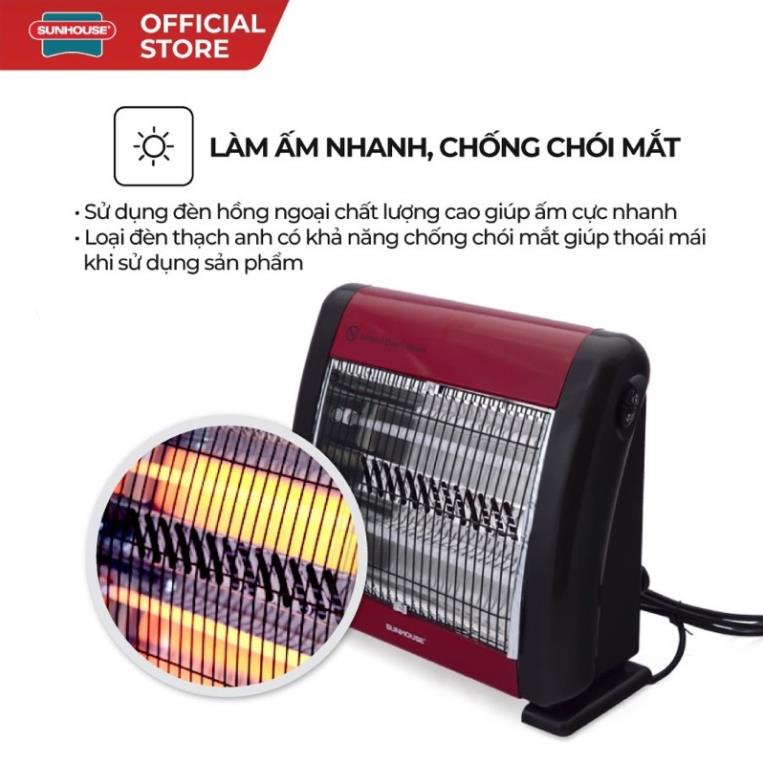Đèn Sưởi Điện SUNHOUSE SHD7013 - Bảo Hành 12 Tháng