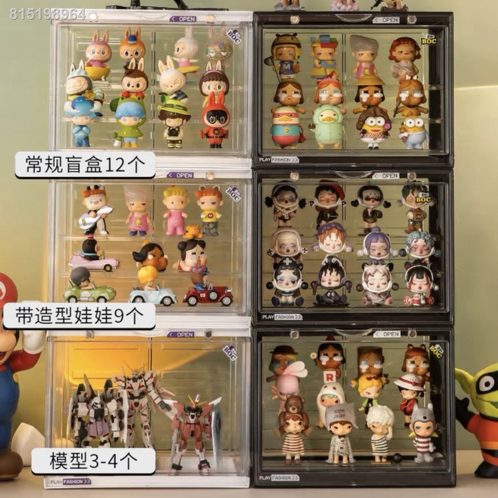 🐋HÀNG CÓ SẴN🌊Hộp mù hộp trưng bày lưu trữ đứng Hộp trưng bày Bubble Mart Lego hand-run popmart container tủ acrylic