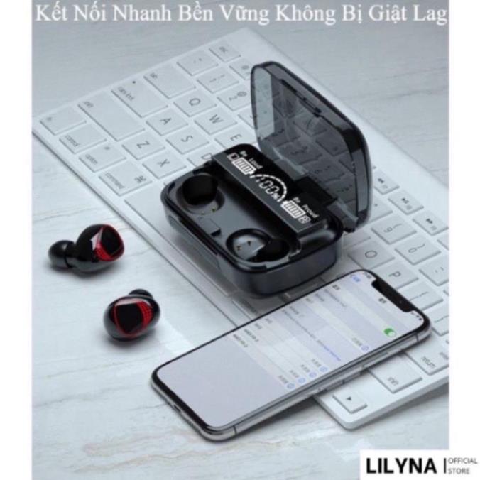 Tai Nghe Bluetooth M10 Pro Pin Trâu 3000mah, Nút Cảm Ứng, Tai Nghe Gaming, không thấm nước -Bảo Hành 2 Năm