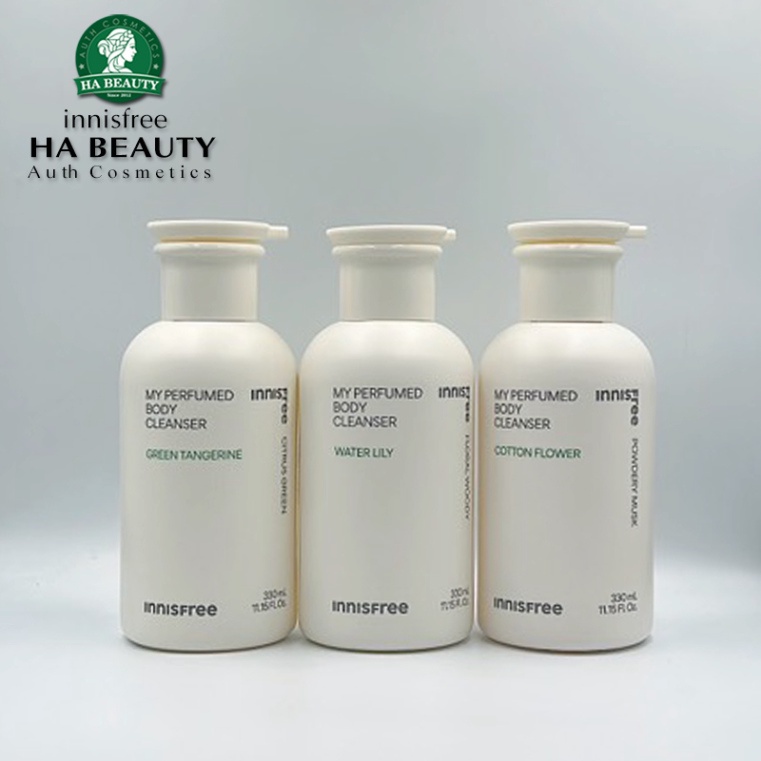 Sữa tắm Thơm mềm mịn sáng sạch khỏe da Hương nước hoa innisfree MY PERFUMED BODY CLEANSER 330mL